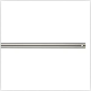 24 in. Brushed Steel Extension Downrod, 1/2 in. Inside Diameter